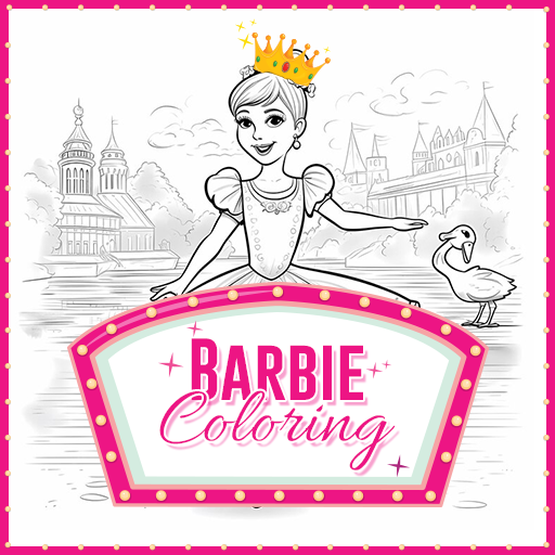 Barbie Coloring Book Logo