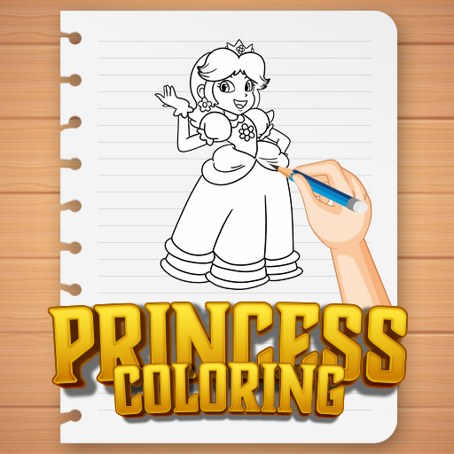 Princess Coloring Book Logo