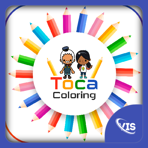 Toca Coloring Game